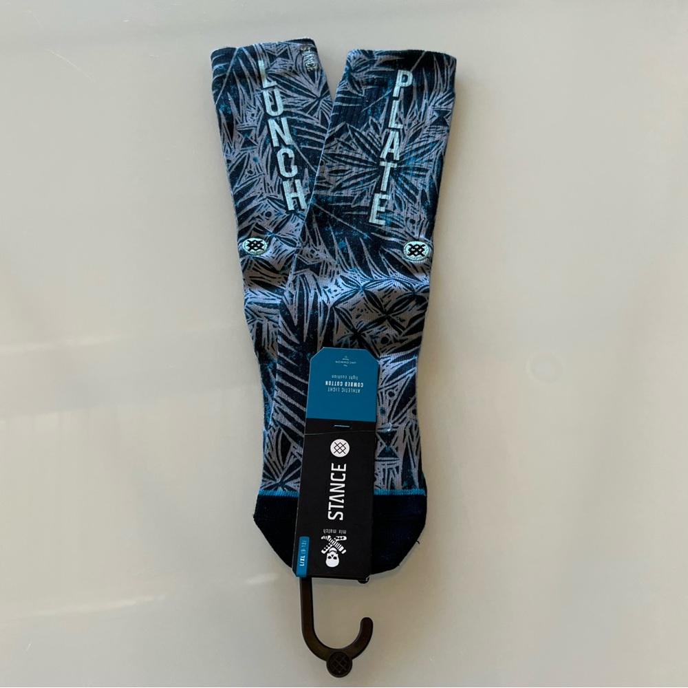 ‼️PRICE DROP‼️ NWT Stance Palms x “Lunch Plate” socks.